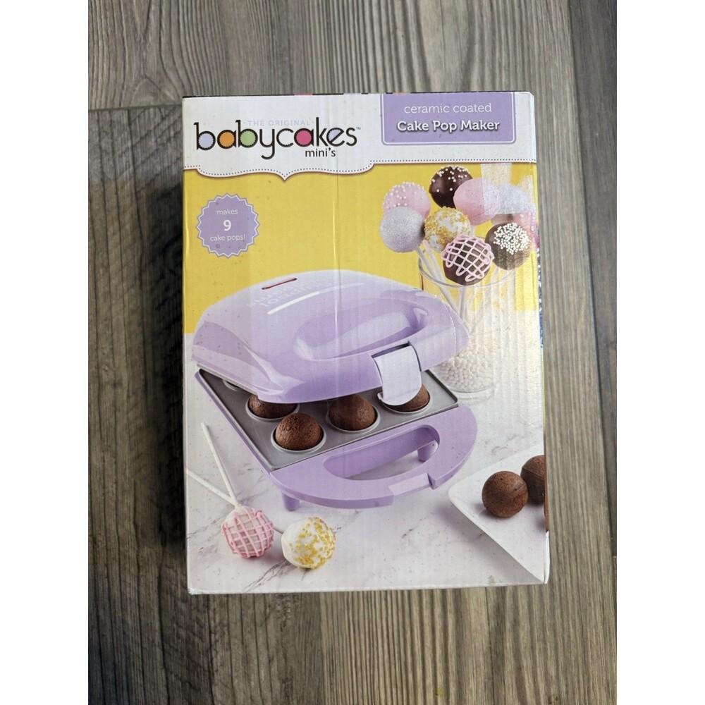 BabyCakes Cake Pop Maker Makes 9 Cake Pops- Dessert Party Events-New